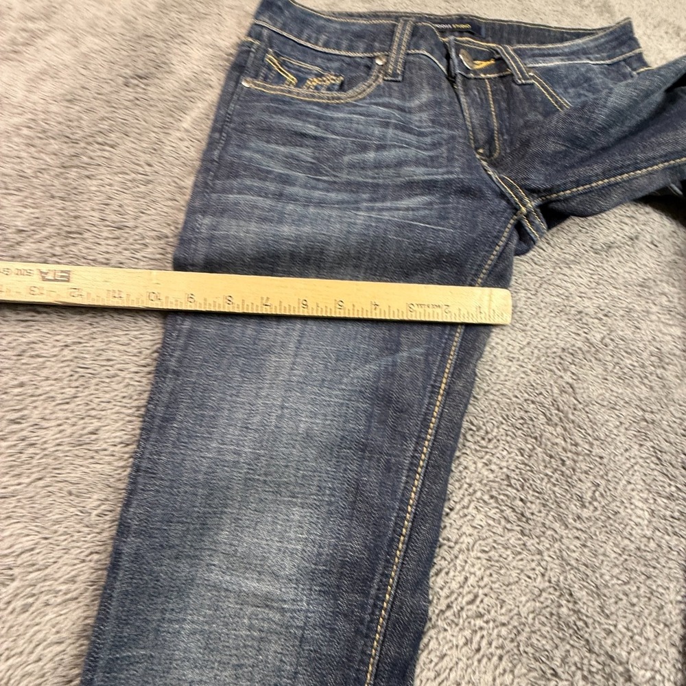 Vigoss Studio The Brooklyn Skinny Jeans Womens 27 Dark Wash Denim Y2K Low Rise - Picture 6 of 10
